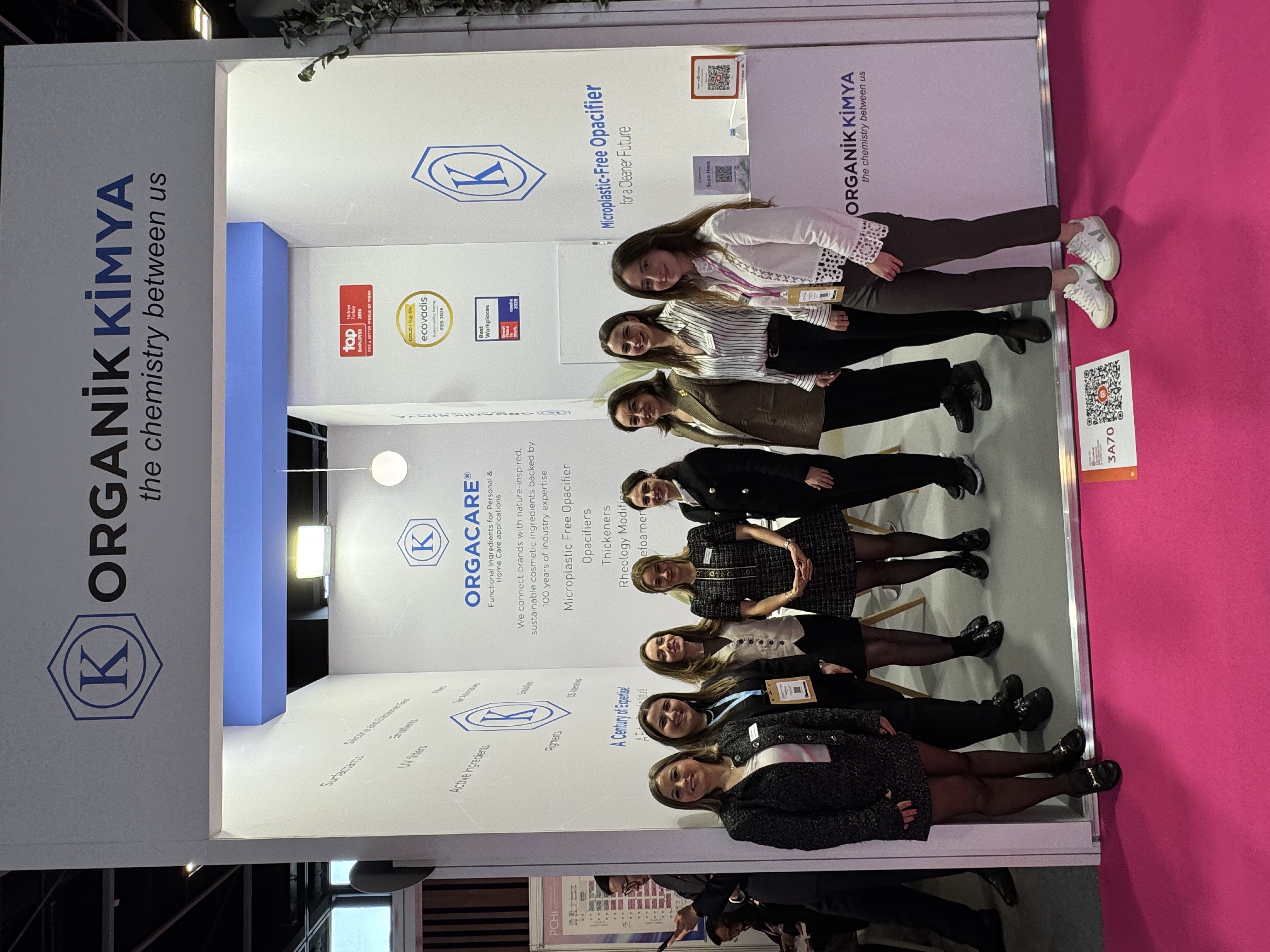 Organik Kimya Showcased Its Sustainable Innovations at in-cosmetics Global 2026